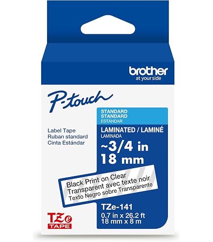 Amazon.com: Brother TZe-151 24mm (1 ), Length of 8M, Black on
